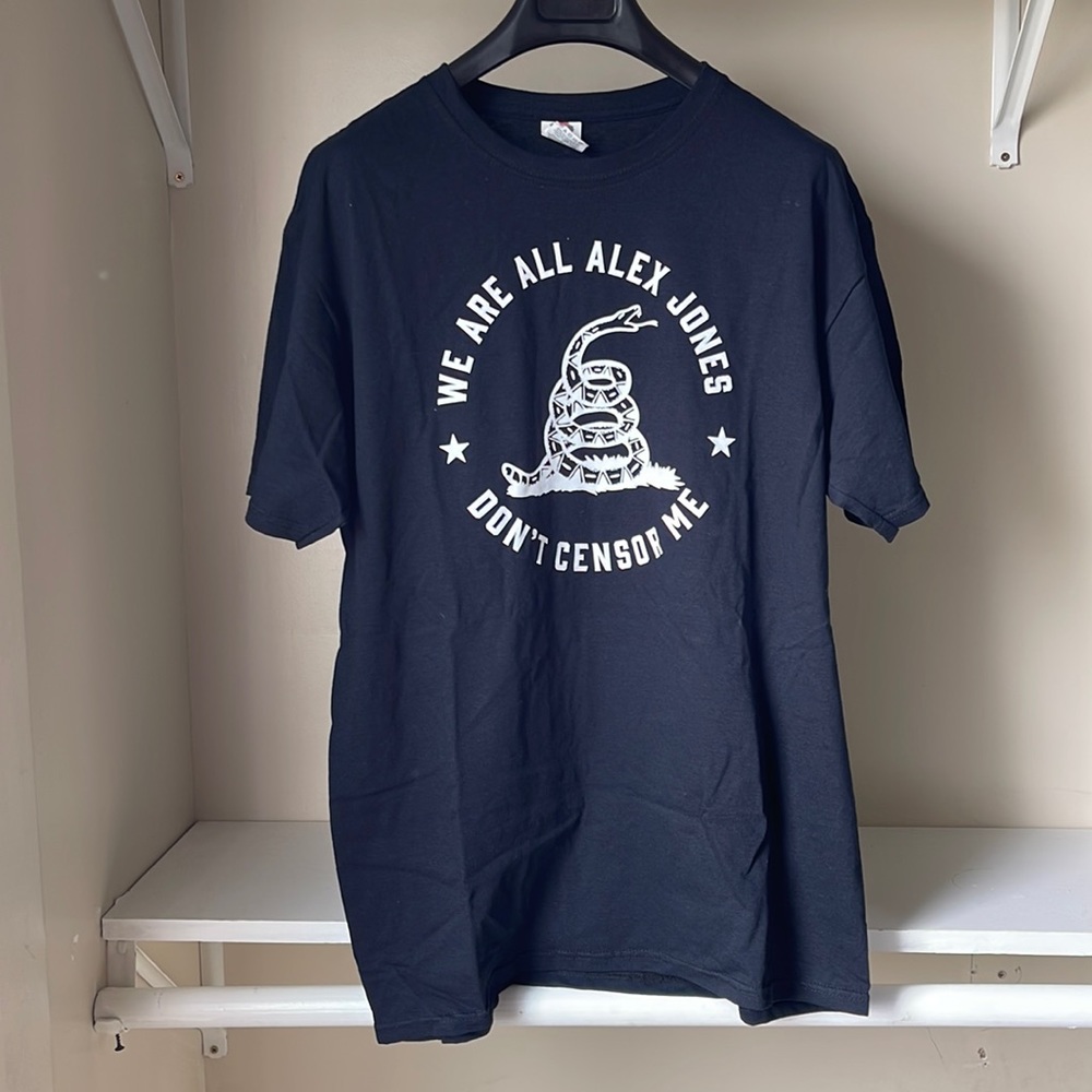Alex Jones - Don’t Censor me Tee